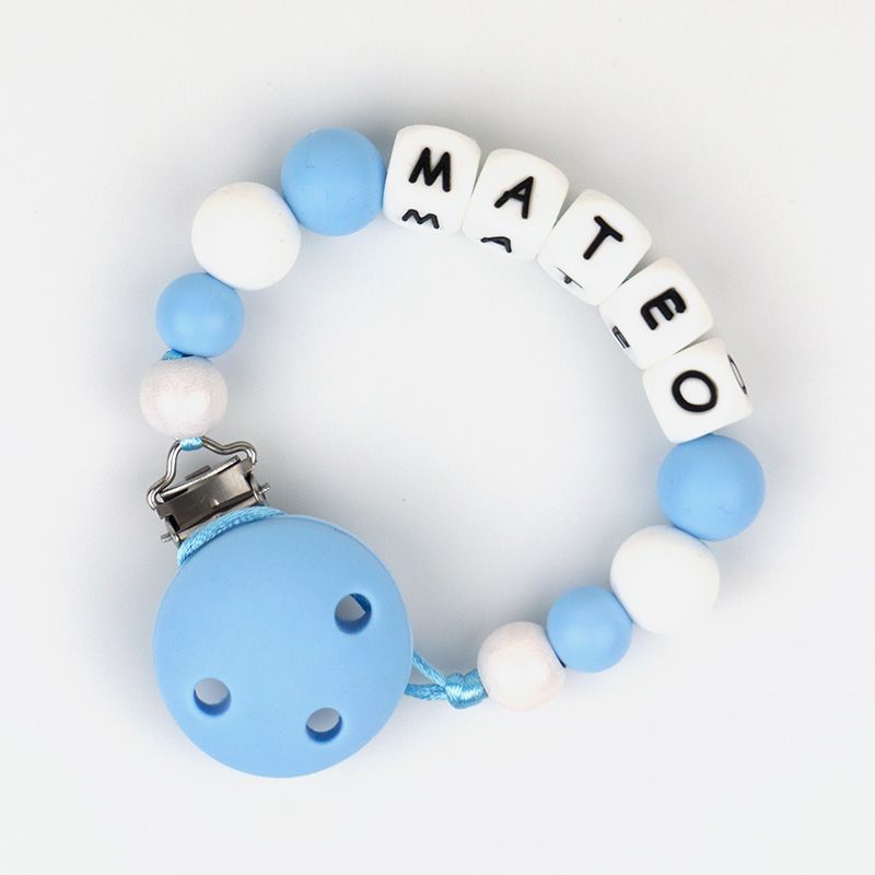 Cadenita de silicona personalizada Celeste - Mikeko