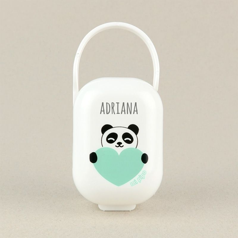 Cajita Portachupetes Panda Personalizada - Mikeko