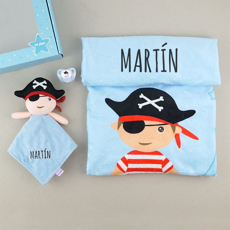 Cajita Premium Pirata Personalizada - Mikeko