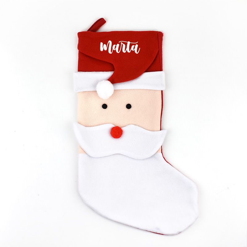 Calcetín Premium Navidad Papá Noel personalizado - Mikeko
