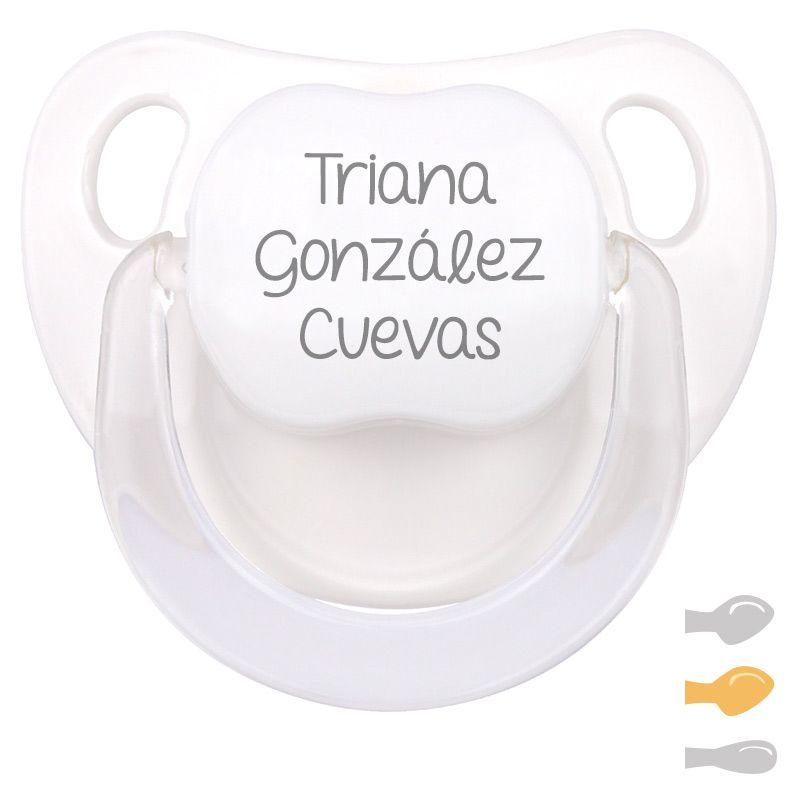 Chupete Baby Personalizado Blanco - Mikeko