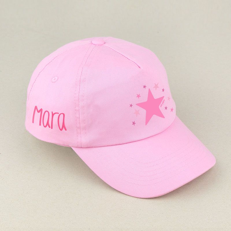 Gorra Junior Estrella Rosa personalizada - Mikeko