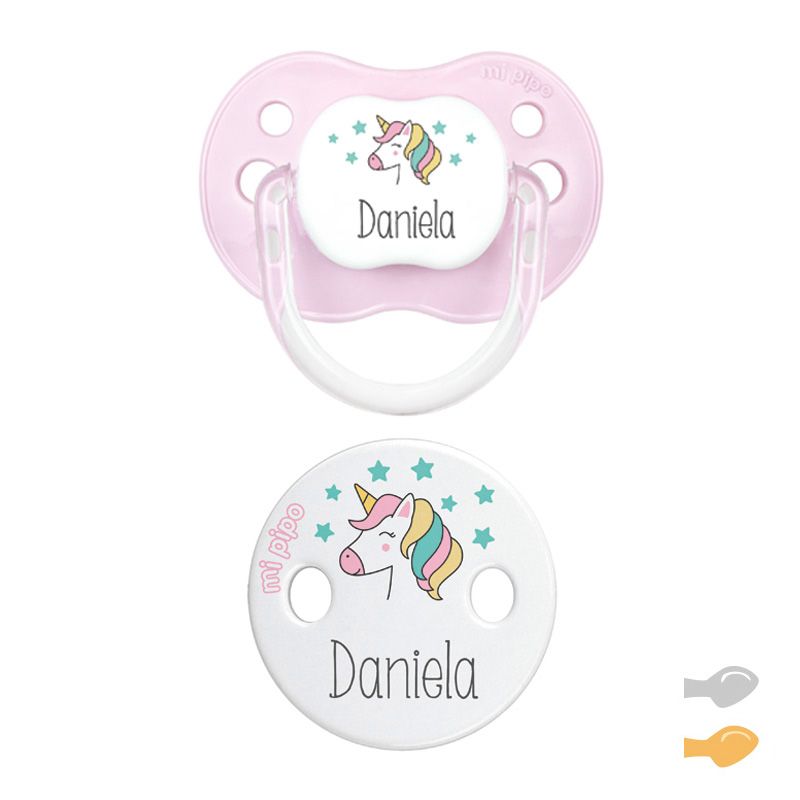 Pack Dúo New Classic Deco Unicornio Rosa Personalizado - Mikeko