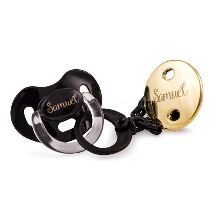 Pack Premium Chupete y Cadena Personalizada - Mikeko