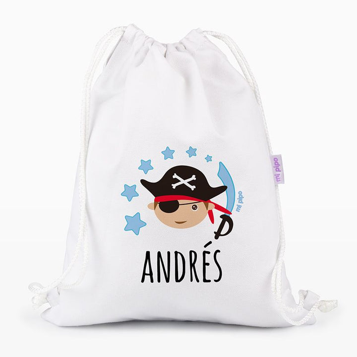 Petate Medium Lona Pirata personalizado, color a elegir - Mikeko