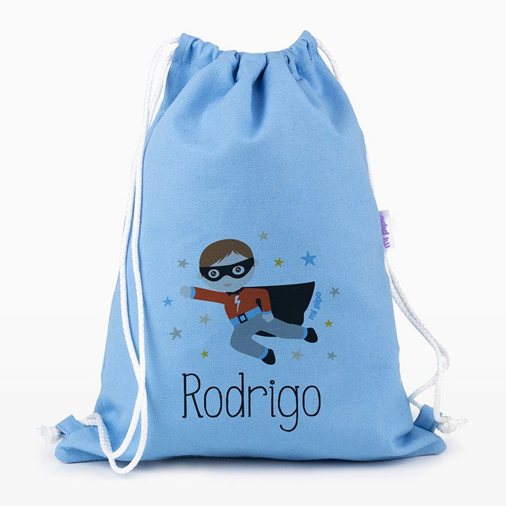 Petate Medium Lona Superhéroe personalizado, color a elegir - Mikeko