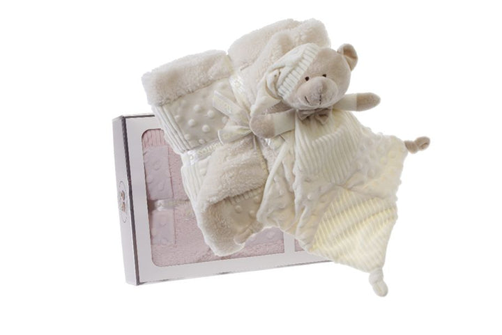 Pack Patchwork Manta + Doudou Personalizado para Bebé