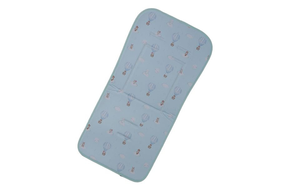 Colchoneta para carrito de bebé acolchada con estampado de globos aerostáticos