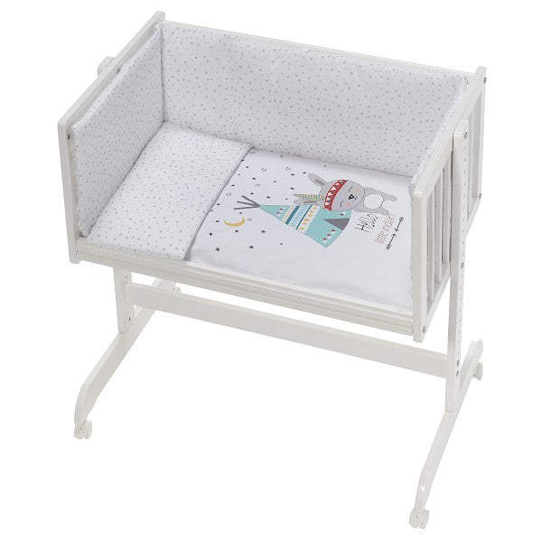 Minicuna Colecho Tipi Oso BLANCO