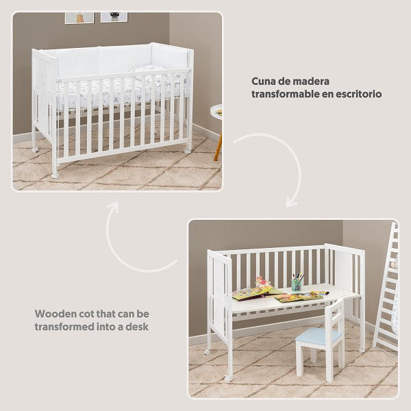 Cuna Basic Transformable escritor Osito Bear
