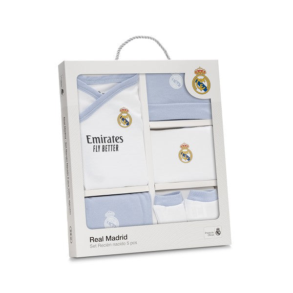 Juego 5 piezas infantil Real Madrid Azul
