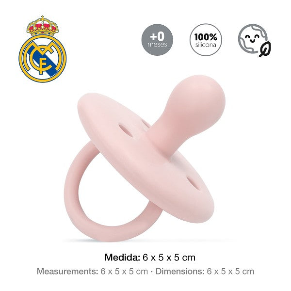 Chupete Oficial Real Madrid Rosa