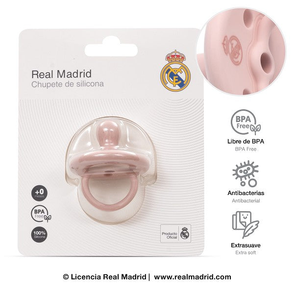 Chupete Oficial Real Madrid Rosa