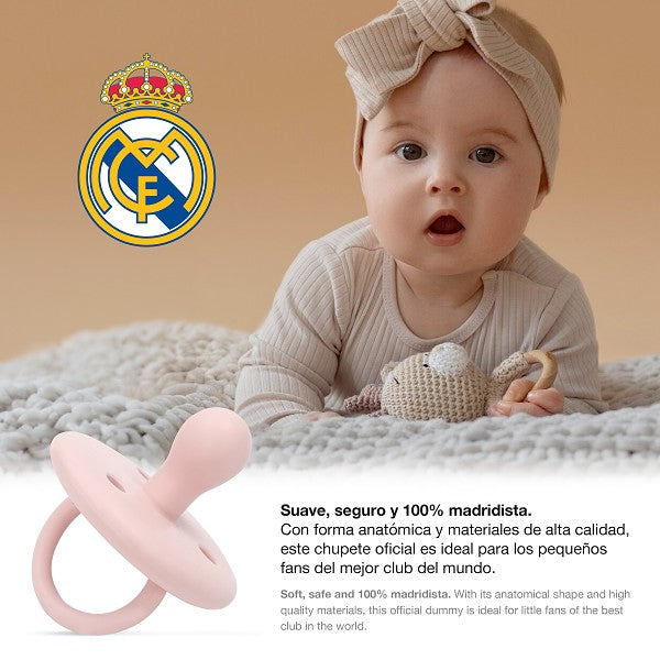 Chupete Oficial Real Madrid Rosa
