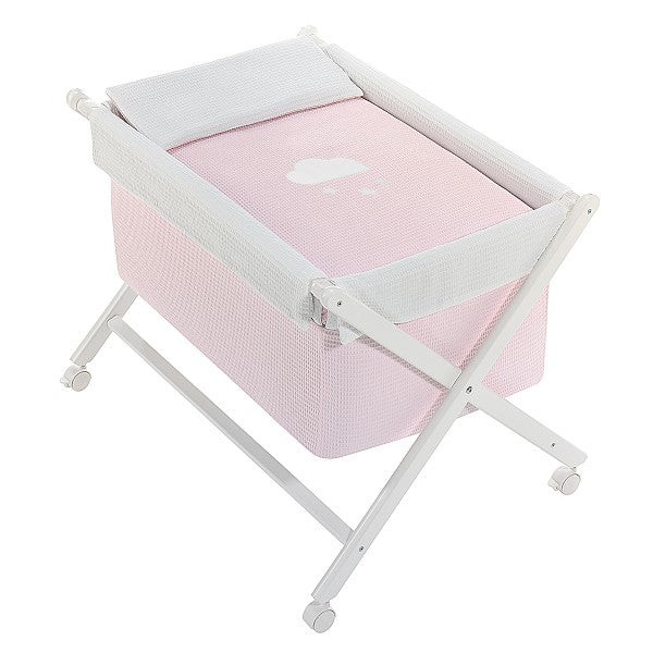 Minicuna + Vestidura Viggo Rosa