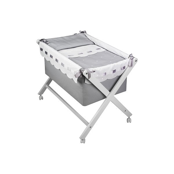 Minicuna + Vestidura Zoe Gris