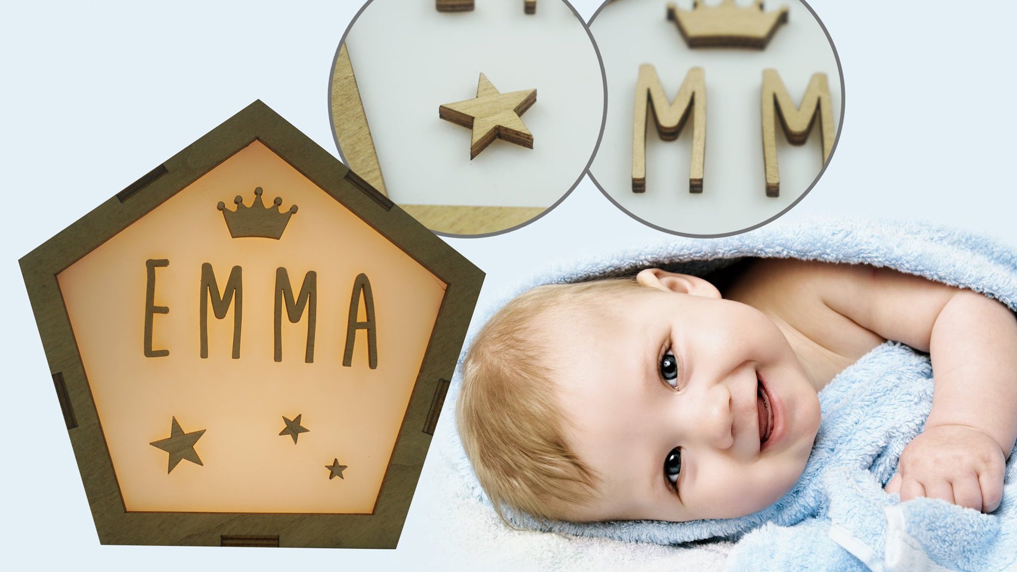 Oferta 3 Baberos Personalizados  Regalos Personalizados para Bebés