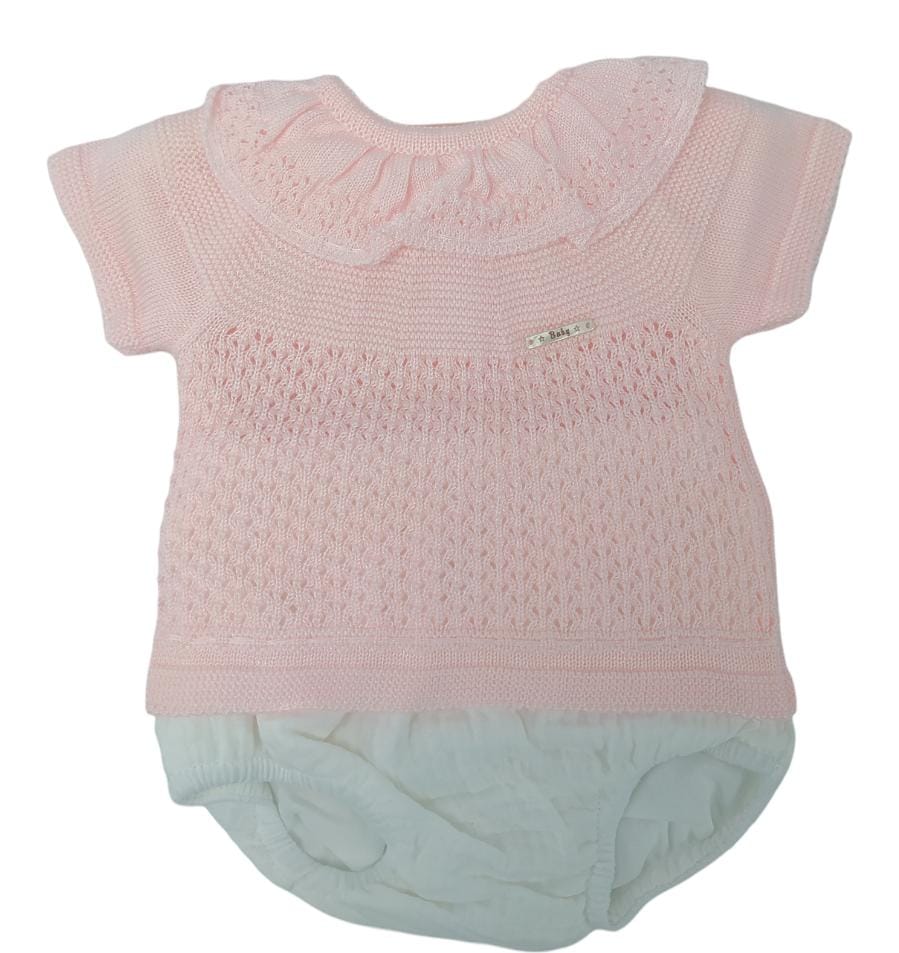 Conjunto bebé Pololo Rosa