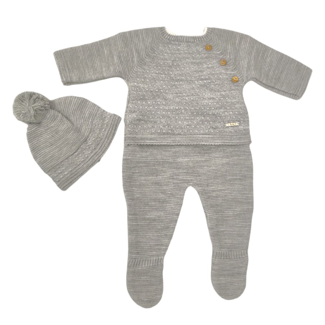 Conjunto Lana Dralón Gris