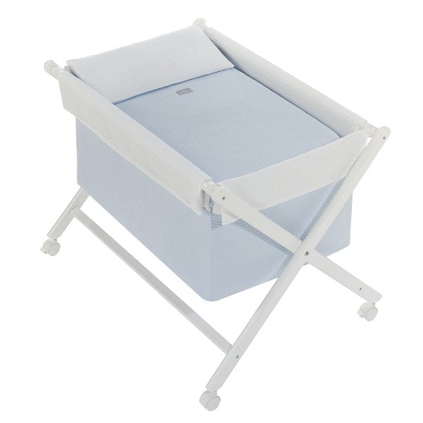 Minicuna + Vestidura Astrid Azul