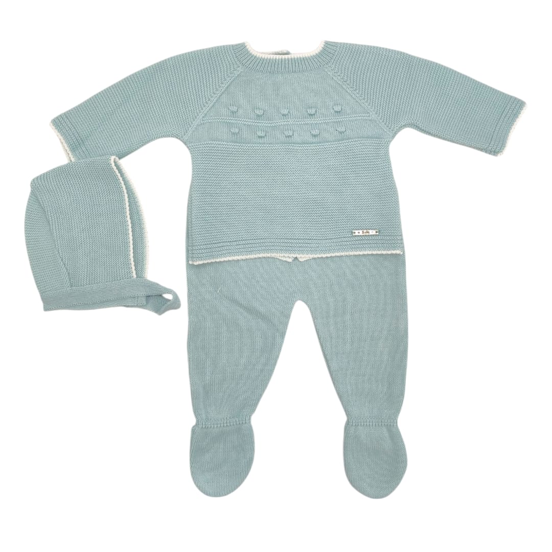 Conjunto Primavera Punto  Verde Mint