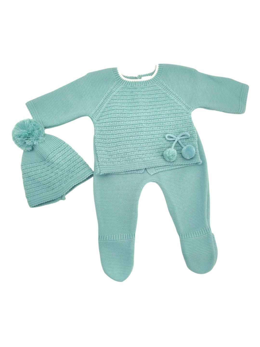 Conjunto Invierno pompón Mint