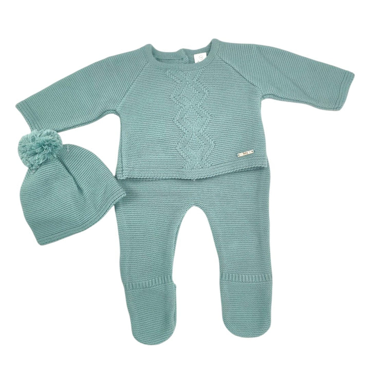 Conjunto de punto Invierno Mint