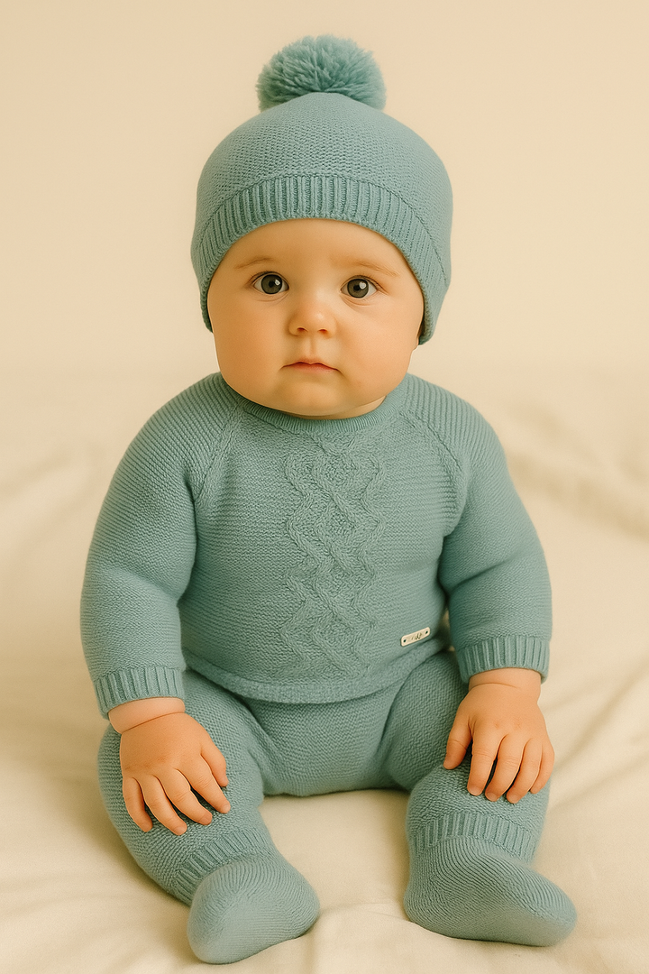 Conjunto de punto Invierno Mint