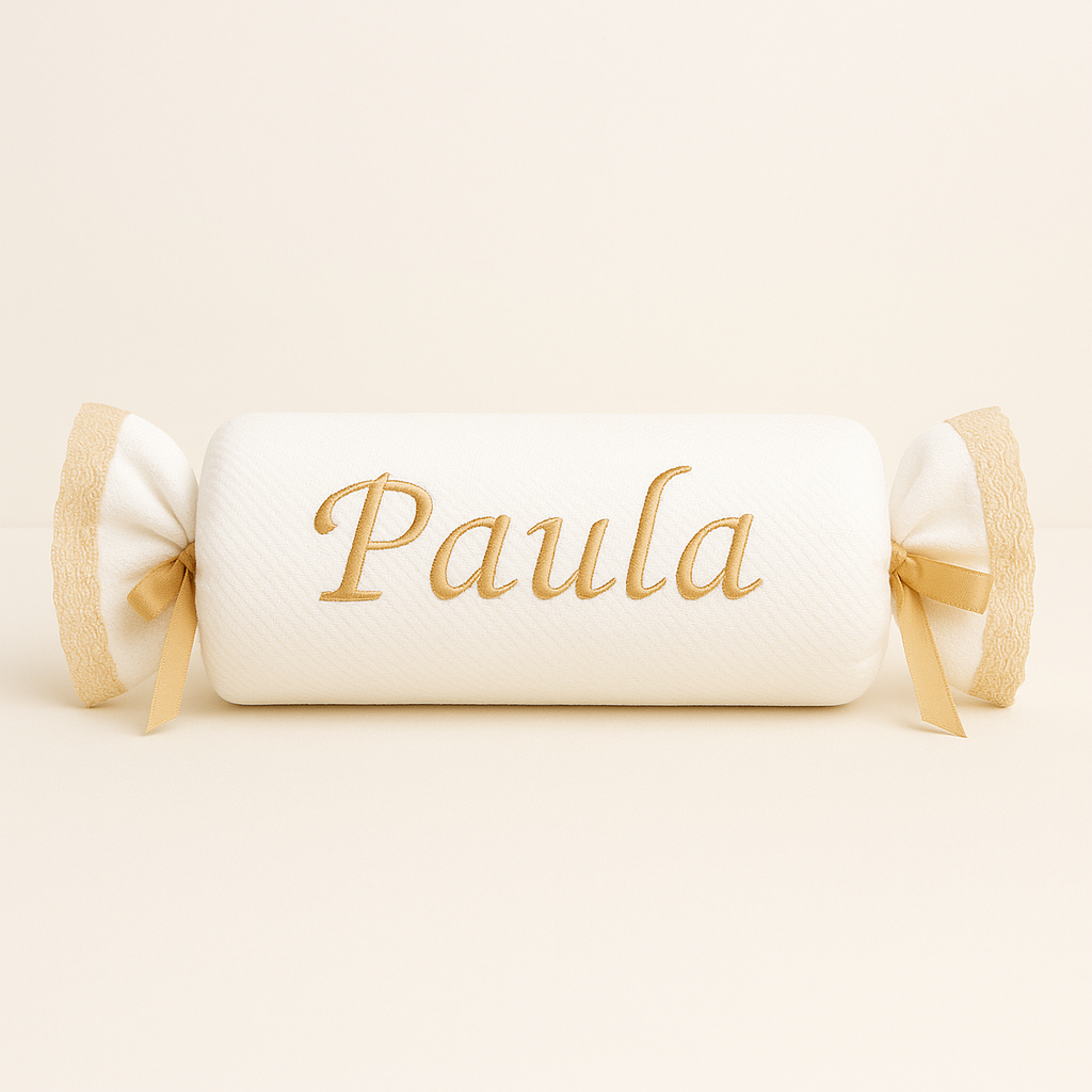 Cojín Antivuelco Personalizado Encaje Beig