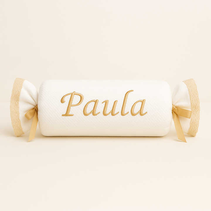 Cojín Antivuelco Personalizado Encaje Beig