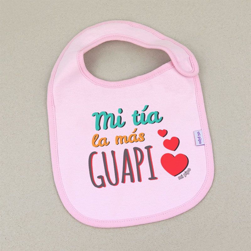 Babero Divertido Mi Tía la más guapi - Mikeko