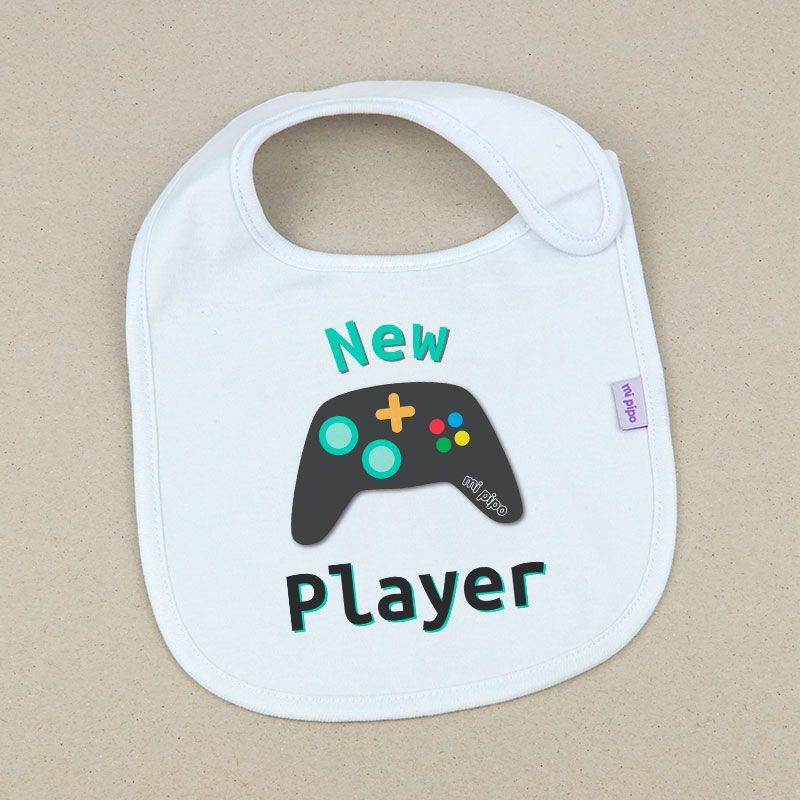 Babero Divertido New Player - Mikeko