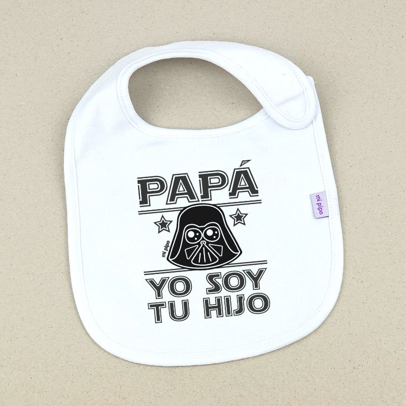 Babero Divertido Papá yo soy tu hijo Darth Vader