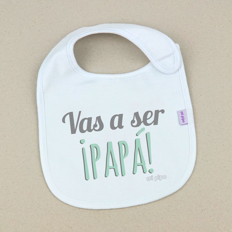 Babero Divertido Vas a ser ¡PAPÁ! - Mikeko