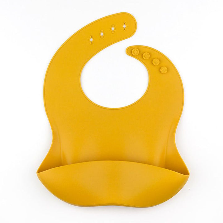 Babero SILICONA Personalizado Nombre + Cisne, color a elegir - Mikeko