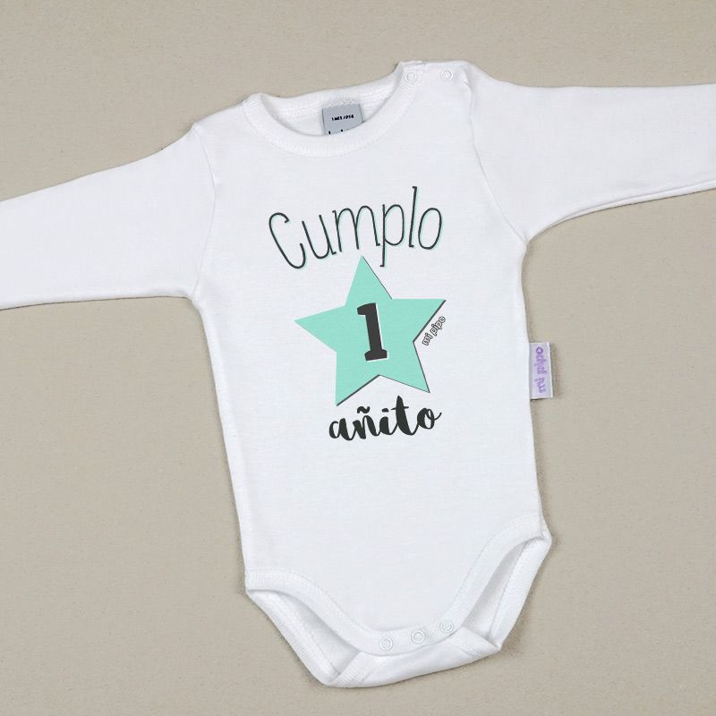 Babidu Body Divertido Cumplo 1 añito - Mikeko