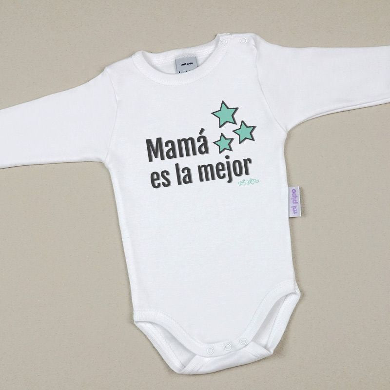 Babidu Body Divertido Mamá es la mejor - Mikeko