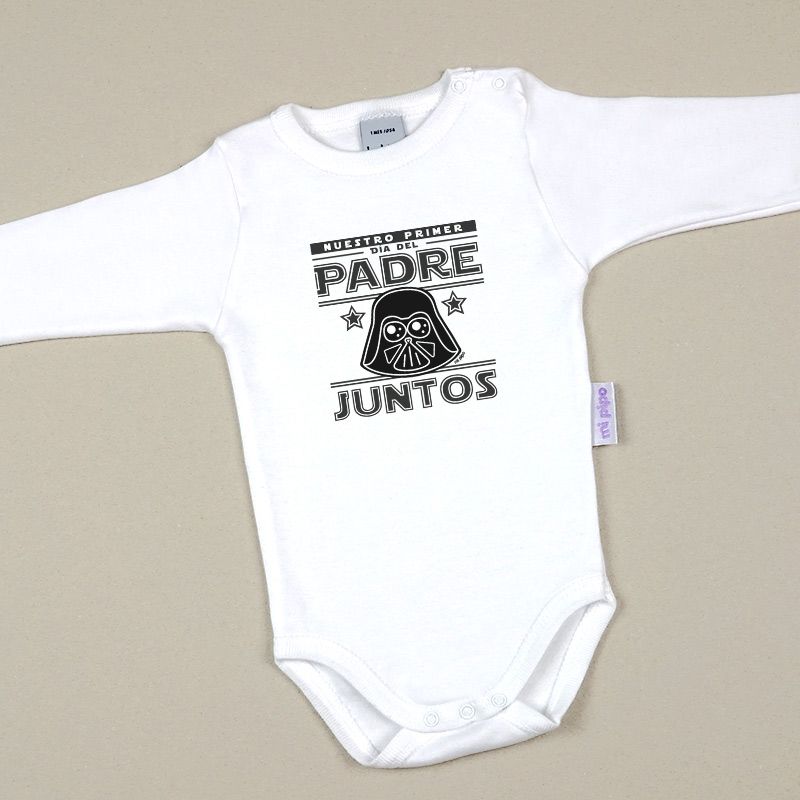 Babidu Body Divertido Nuestro primer día del Padre juntos Darth Vader - Mikeko