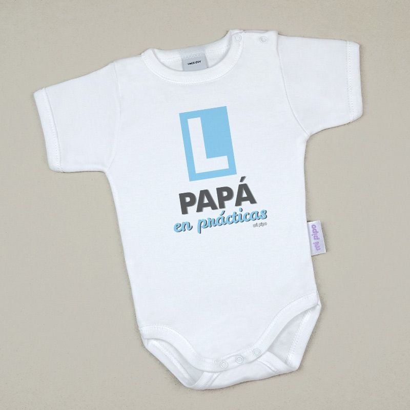 Babidu Body Divertido Papá en prácticas - Mikeko