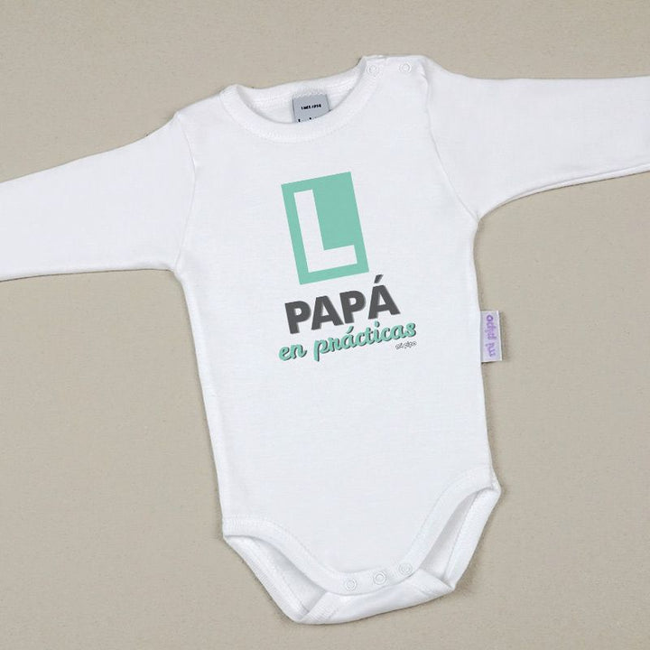 Babidu Body Divertido Papá en prácticas - Mikeko