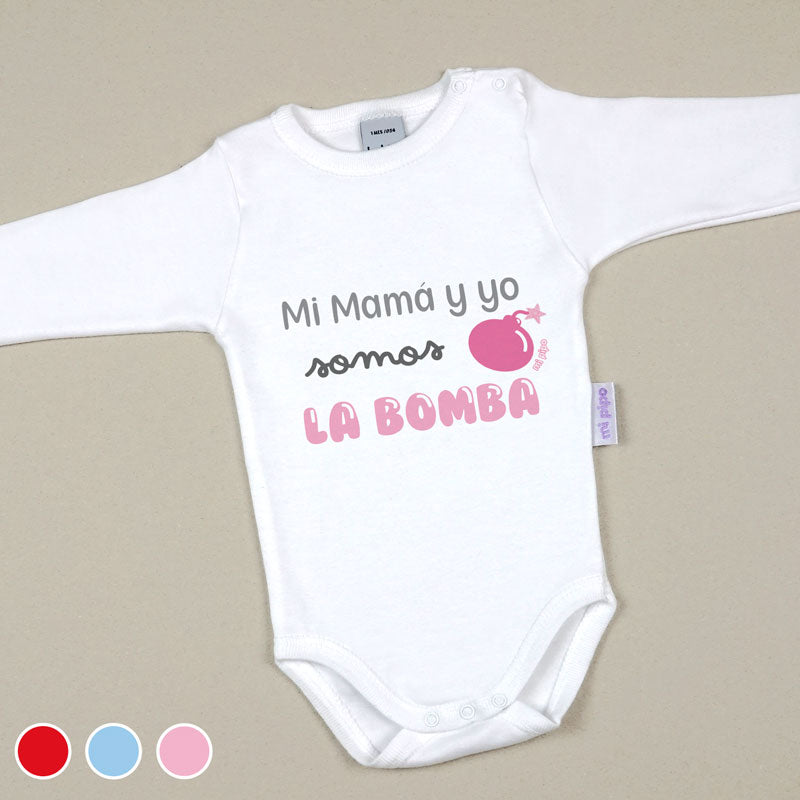 Babidu Body Divertido Mi Mamá y yo somos la Bomba