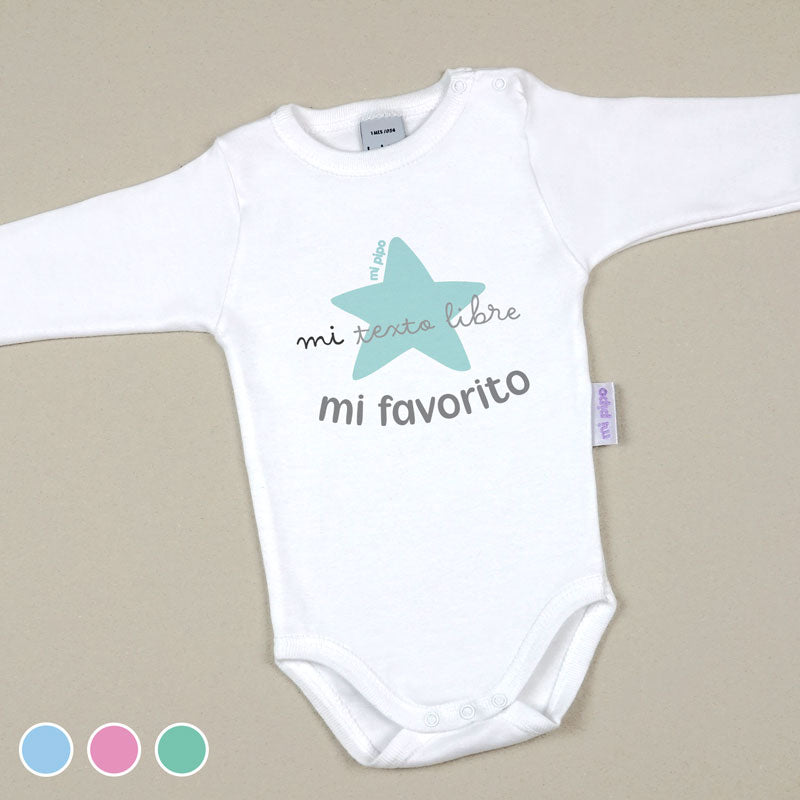 Babidu Body Divertido Mi (Texto libre) mi favorito