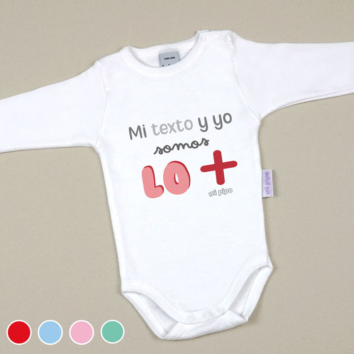 Babidu Body Divertido Mi Texto y Yo somos lo +