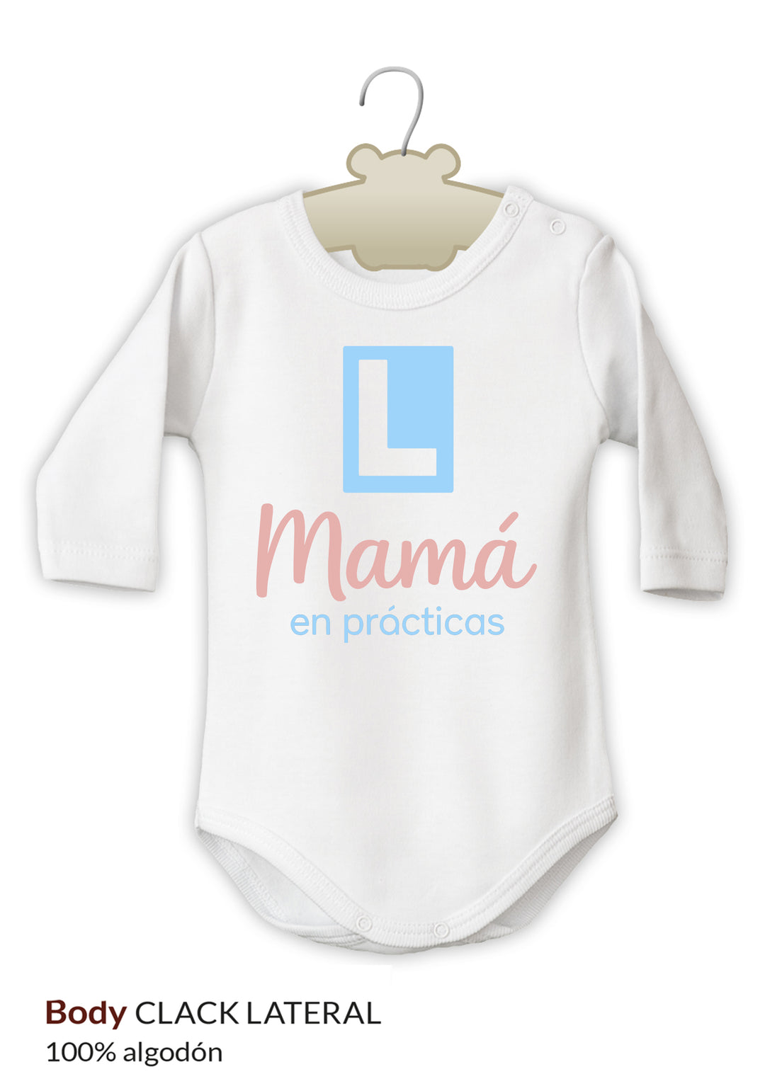 Babidu Body Divertido Mamá en Prácticas