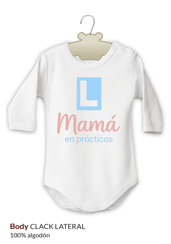 Babidu Body Divertido Mamá en Prácticas