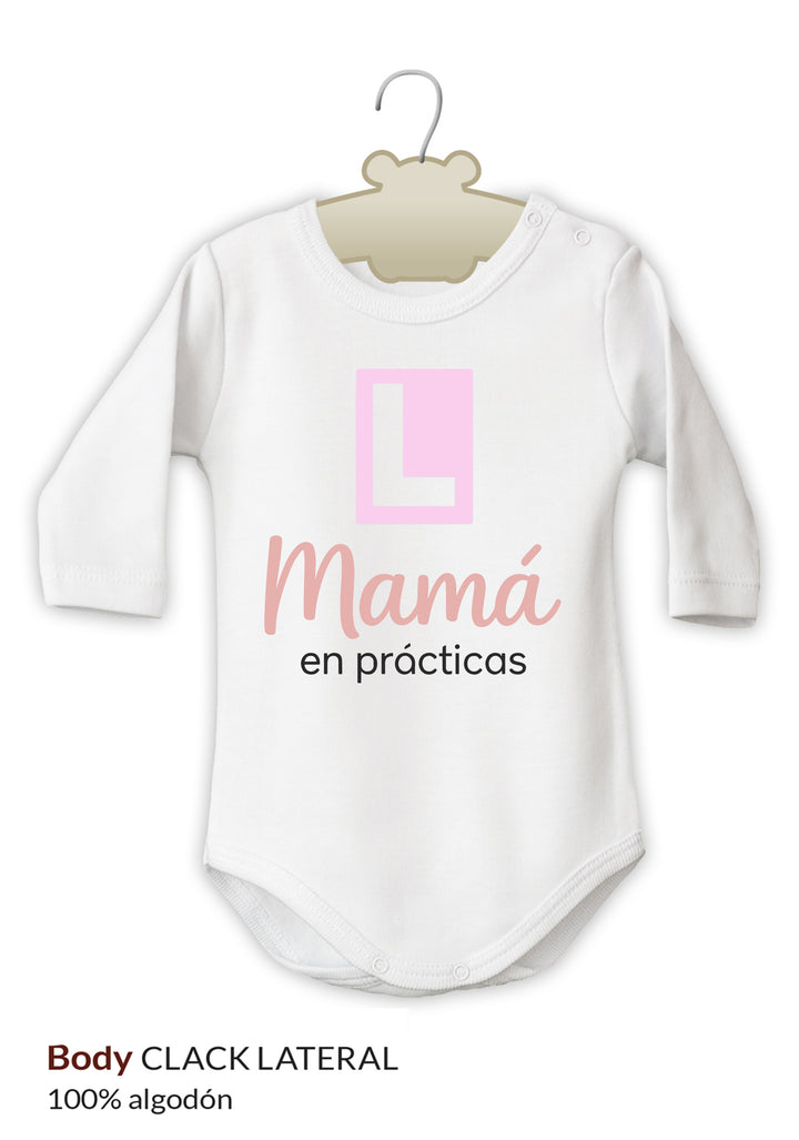 Babidu Body Divertido Mamá en Prácticas