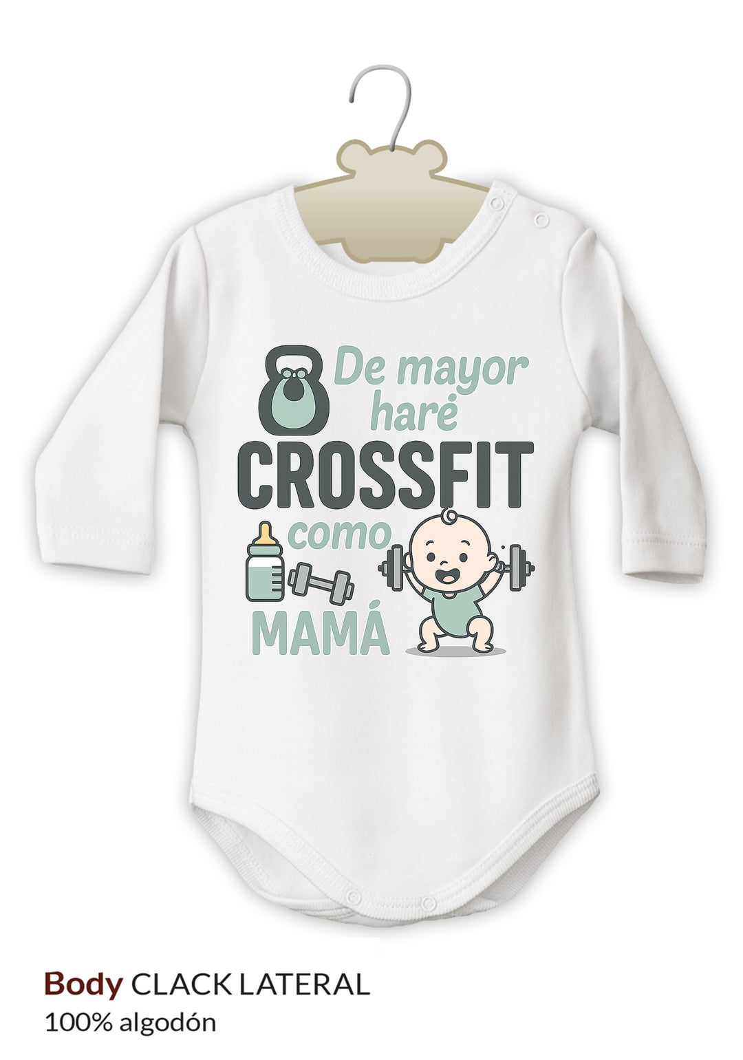 Body "De mayor haré CROSSFIT como Mamá"