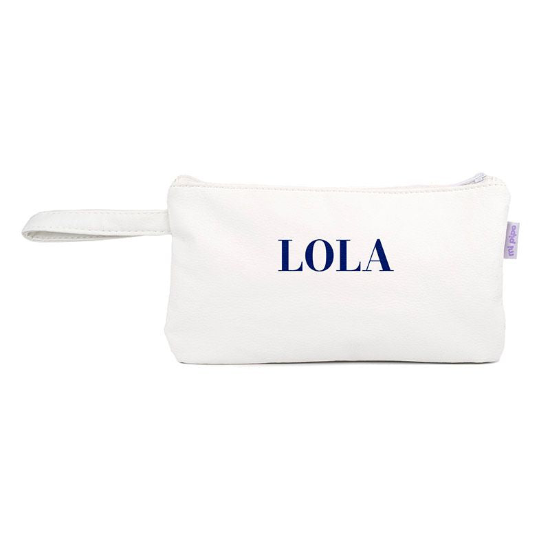 Bolso de Mano Shopper polipiel Blanco personalizado