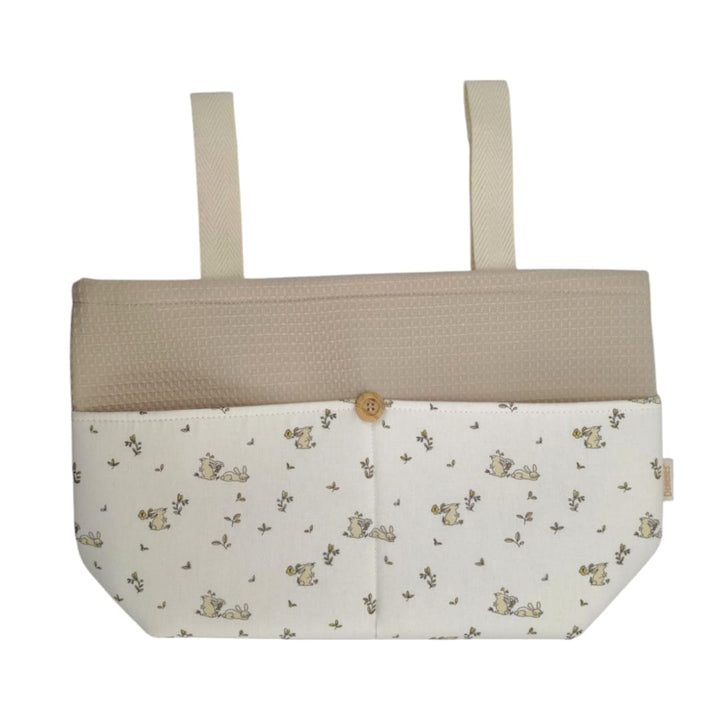 Bolso Carrito conejitos Arena Personalizado