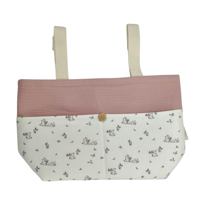Bolso Carrito conejitos Rosa Personalizado